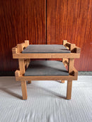 Beistelltisch aus Eiche & Birke Multiplex - Holzatelier TheobaldHolzatelier TheobaldMit Ablagebrett