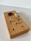 Freiwurf 6 Würfelspiel aus Eiche - Holzatelier TheobaldHolzatelier TheobaldMit Deckel