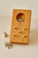 Freiwurf 6 Würfelspiel aus Eiche - Holzatelier TheobaldHolzatelier TheobaldOhne Deckel