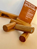 Wandhaken Eiche in Achteckform - Holzatelier TheobaldHolzatelier Theobald