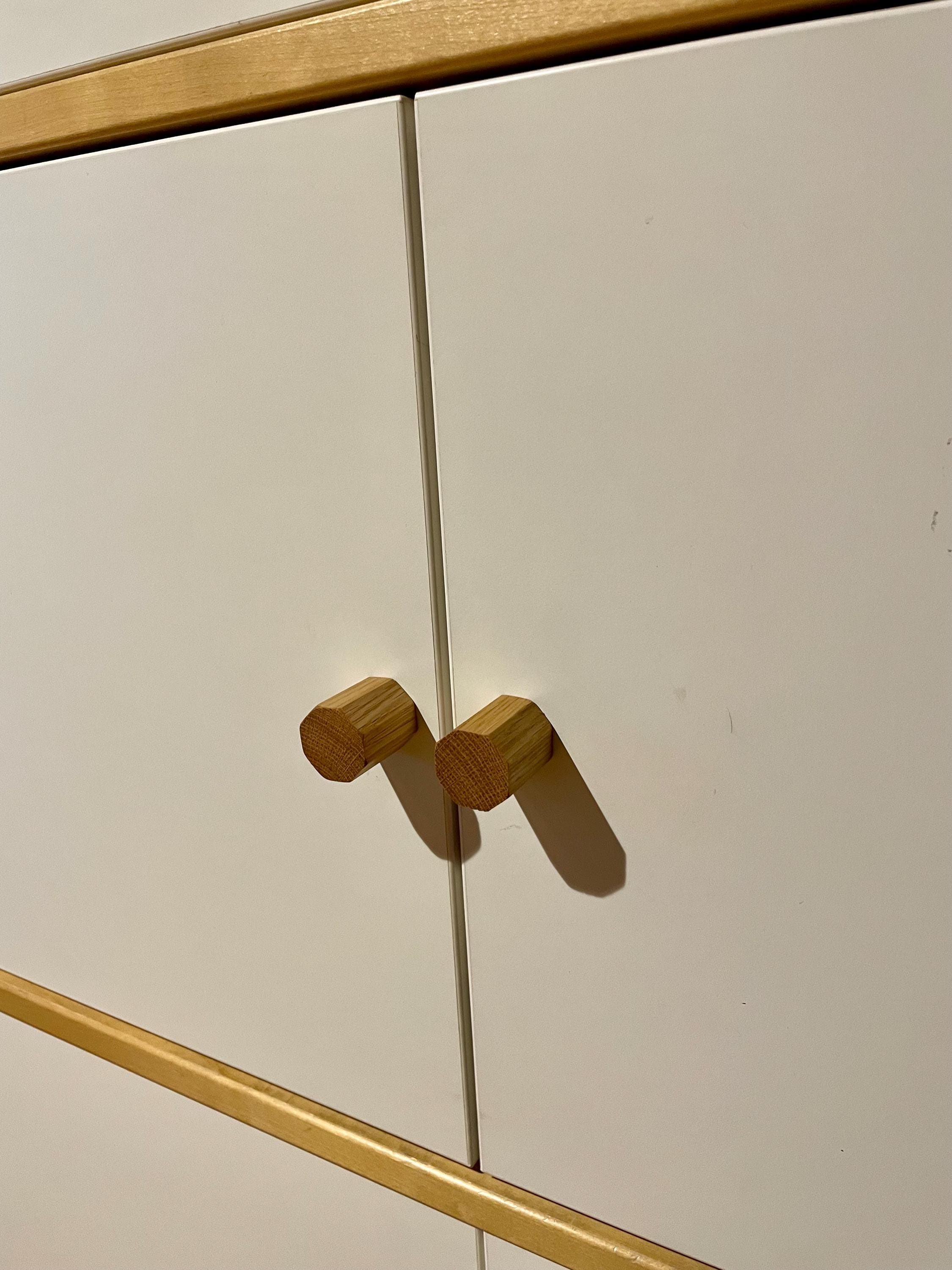 Möbelgriffe aus Eiche achteckig groß - Holzatelier TheobaldHolzatelier Theobald