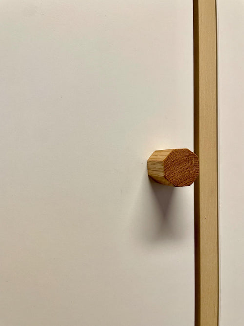 Möbelgriffe aus Eiche achteckig groß - Holzatelier TheobaldHolzatelier Theobald