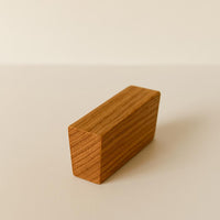 Möbelknopf Eiche in Trapezform