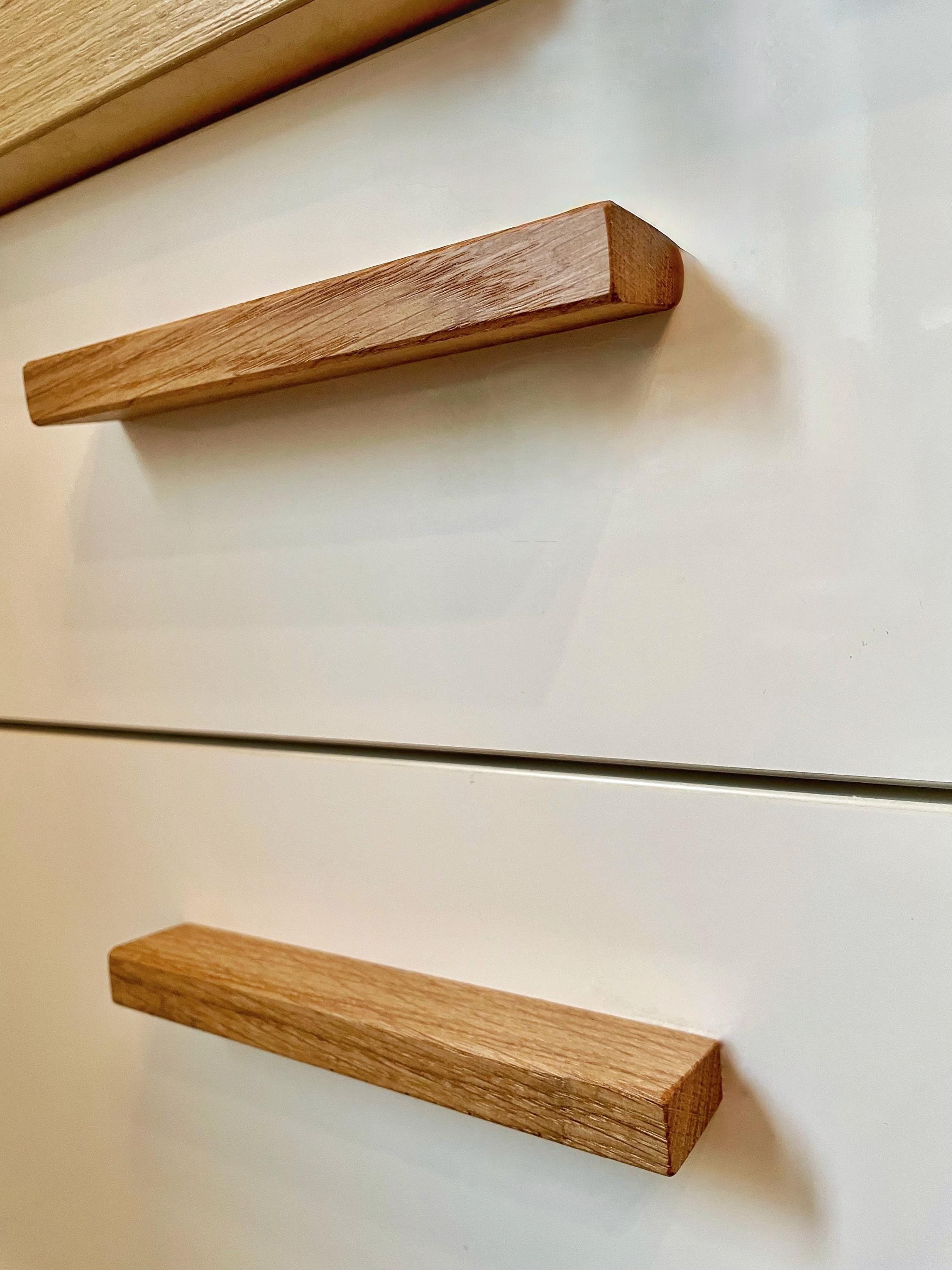 Möbelgriff Eiche in Trapezform