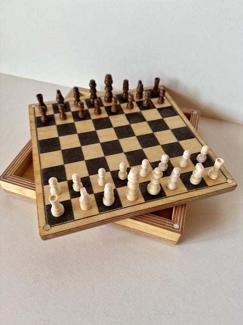 Spielesammlung aus Holz - Magnetisch - Holzatelier TheobaldHolzatelier Theobald