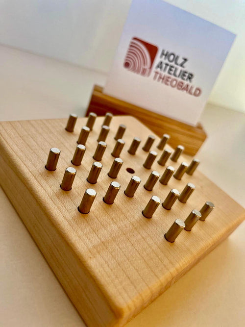Solitär Spiel Eiche oder Ahorn - Holzatelier TheobaldHolzatelier TheobaldEiche mit Baumkante