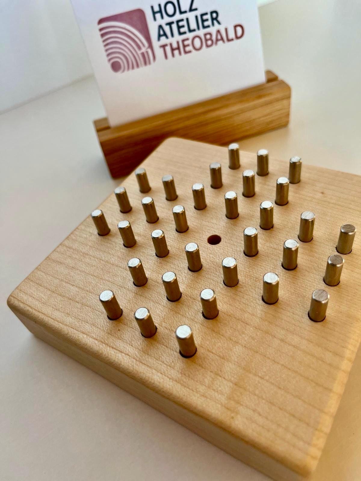 Solitär Spiel Eiche oder Ahorn