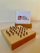 Solitär Spiel Eiche oder Ahorn - Holzatelier TheobaldHolzatelier TheobaldEiche mit Baumkante