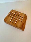 Solitär Spiel Eiche oder Ahorn - Holzatelier TheobaldHolzatelier TheobaldEiche mit Baumkante