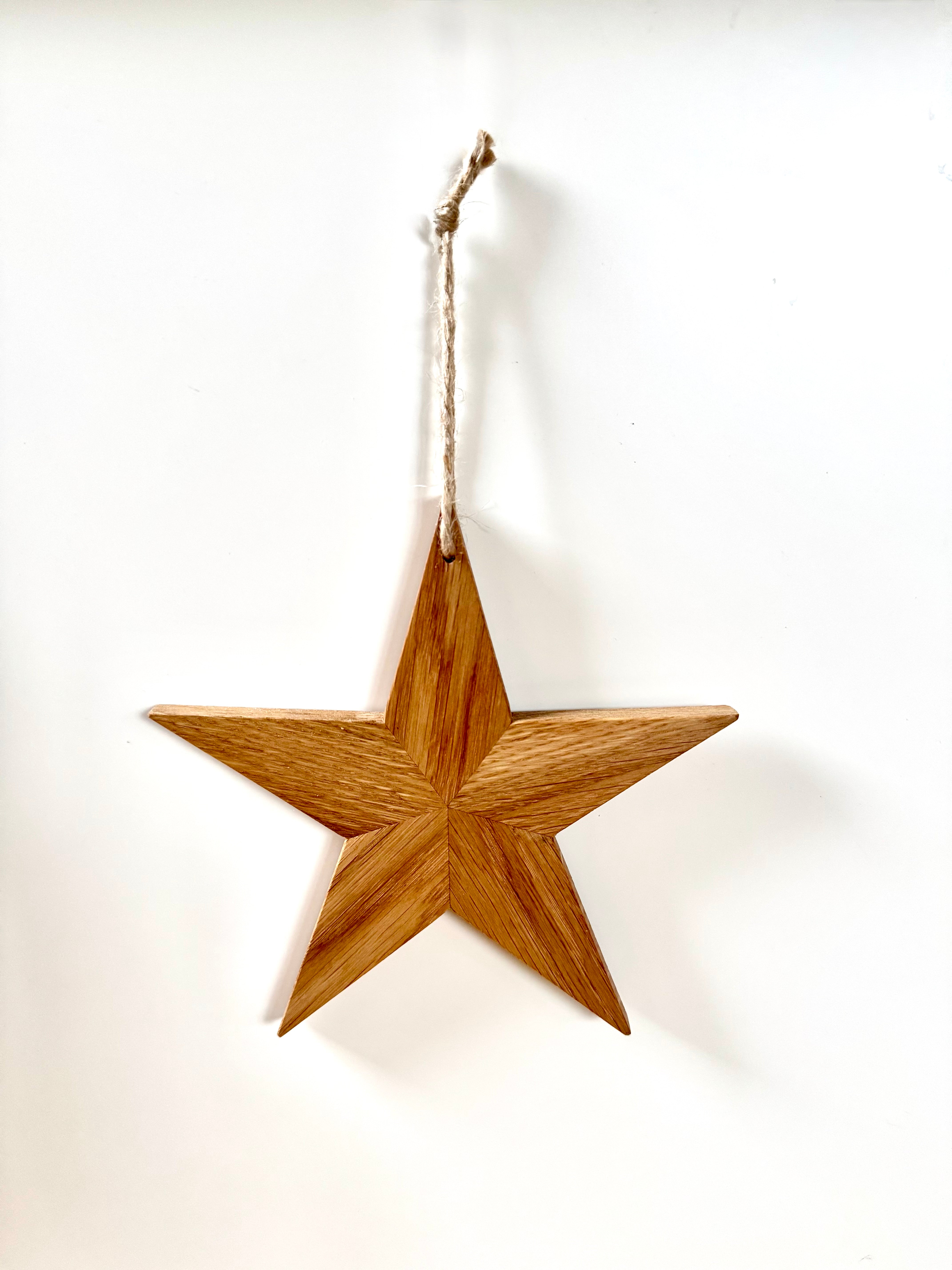 Holzsterne aus Eiche - Holzatelier TheobaldHolzatelier TheobaldKlein (175mm) Natur