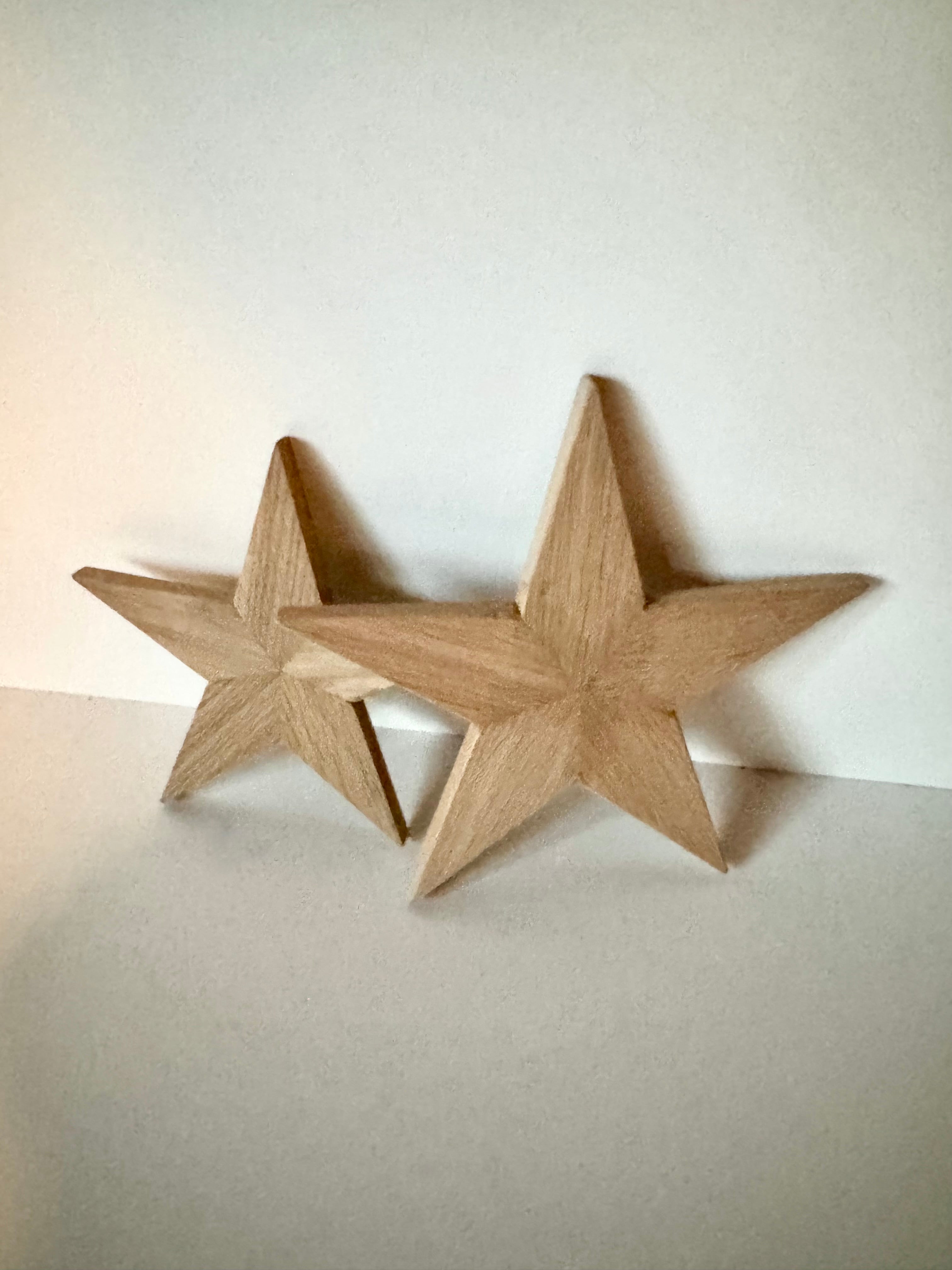 Holzsterne aus Eiche - Holzatelier TheobaldHolzatelier TheobaldKlein (175mm) Natur