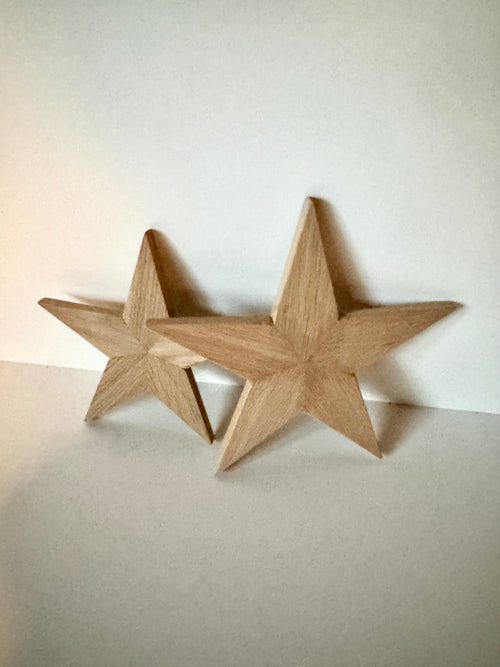 Holzsterne aus Eiche - Holzatelier TheobaldHolzatelier TheobaldKlein (175mm) Natur