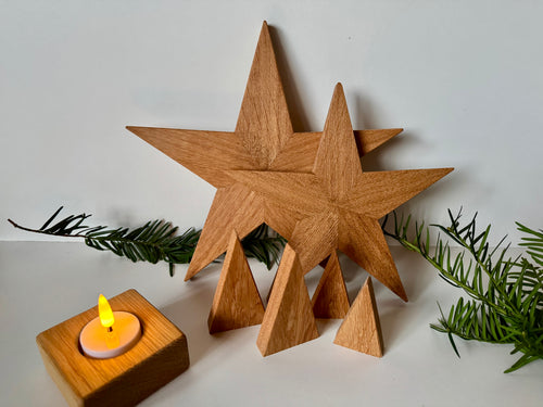 Holz Weihnachtsbäume aus Eiche - Holzatelier TheobaldHolzatelier Theobald