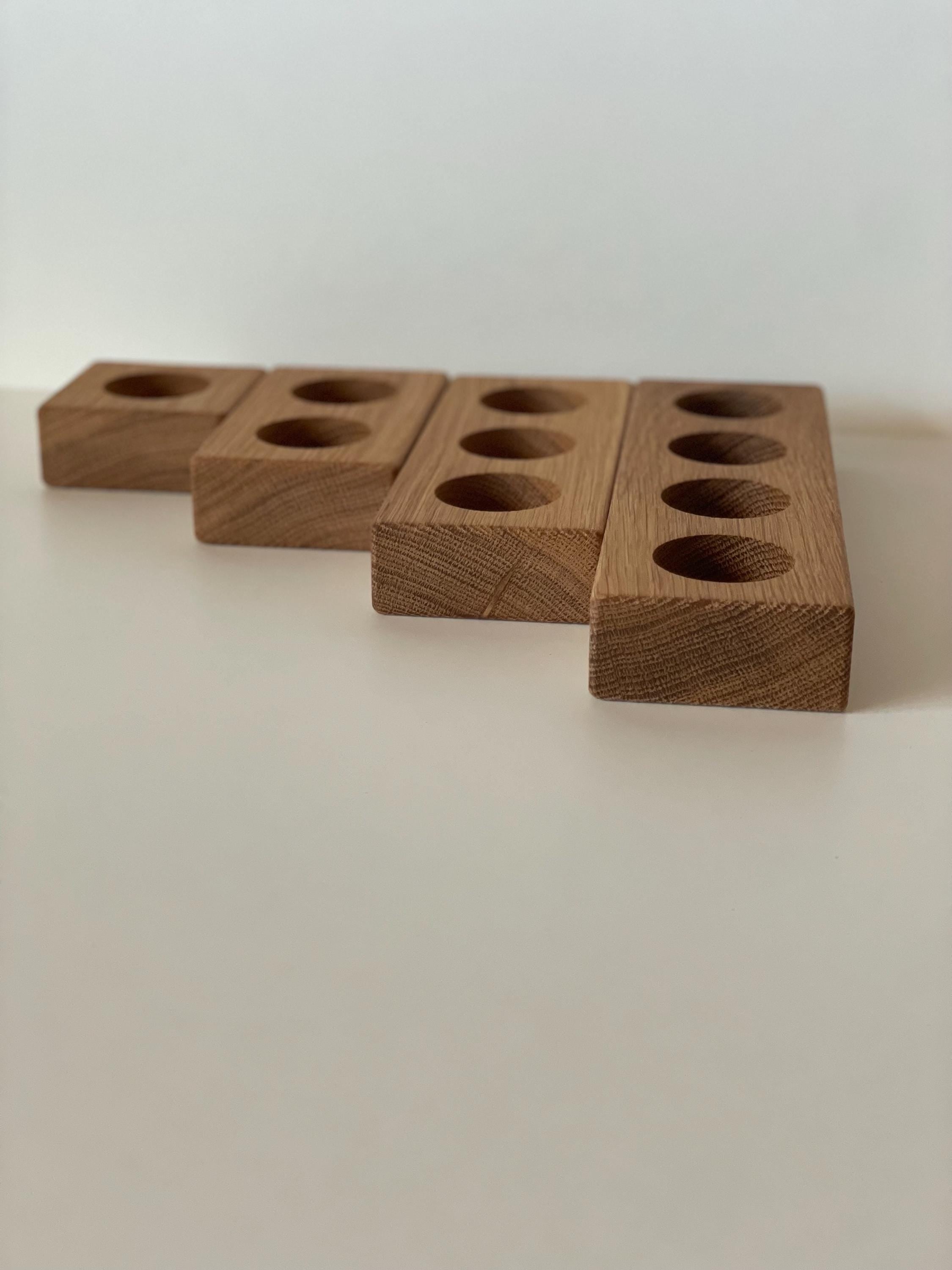 Teelichthalter aus Eiche - Holzatelier TheobaldHolzatelier Theobald235mm, für 4 Kerzen
