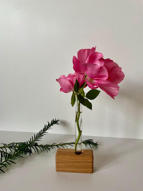 Blumenvase Eiche Goldener Schnitt - Holzatelier TheobaldHolzatelier Theobald