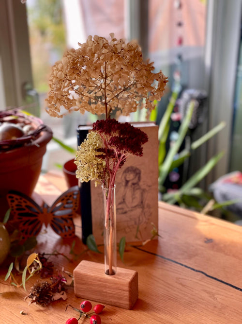 Blumenvase Eiche Goldener Schnitt - Holzatelier TheobaldHolzatelier Theobald