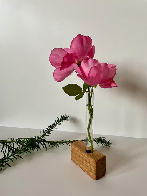 Blumenvase Eiche Goldener Schnitt - Holzatelier TheobaldHolzatelier Theobald
