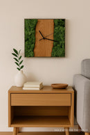 Wanduhr Moos & Eiche - Holzatelier TheobaldHolzatelier Theobald