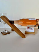 Schwebender Weinflaschenhalter aus Eiche - Holzatelier TheobaldHolzatelier TheobaldEiche