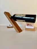 Schwebender Weinflaschenhalter aus Eiche - Holzatelier TheobaldHolzatelier TheobaldEiche