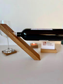 Schwebender Weinflaschenhalter aus Eiche - Holzatelier TheobaldHolzatelier TheobaldEiche