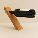 Schwebender Weinflaschenhalter aus Eiche - Holzatelier TheobaldHolzatelier TheobaldEiche