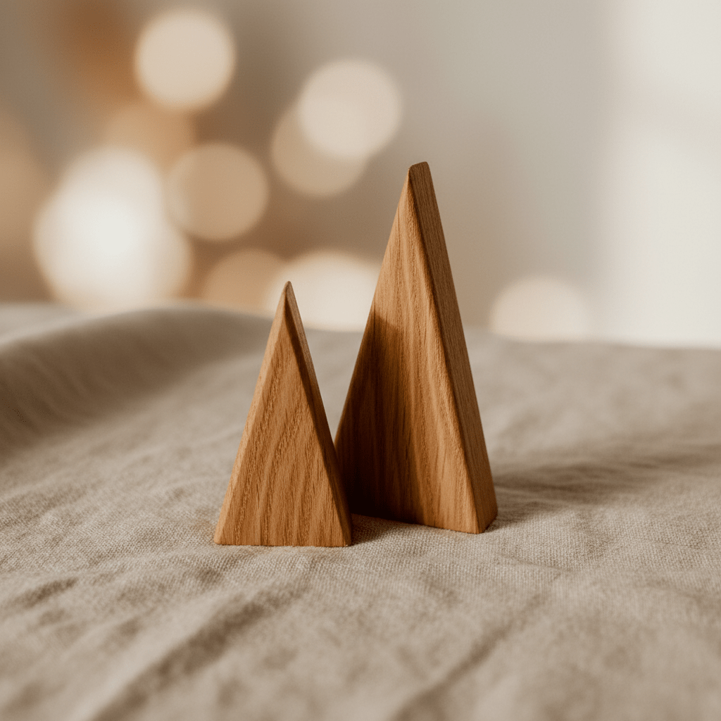 Holz Weihnachtsbäume aus Eiche