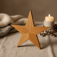 Holzsterne aus Eiche handgemacht