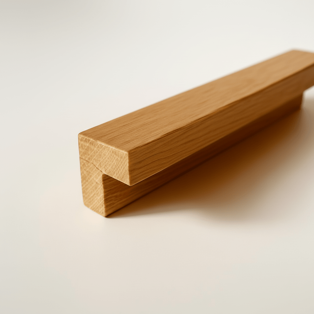 Möbelgriff aus Eiche in L - Form - Holzatelier TheobaldHolzatelier Theobald32mm